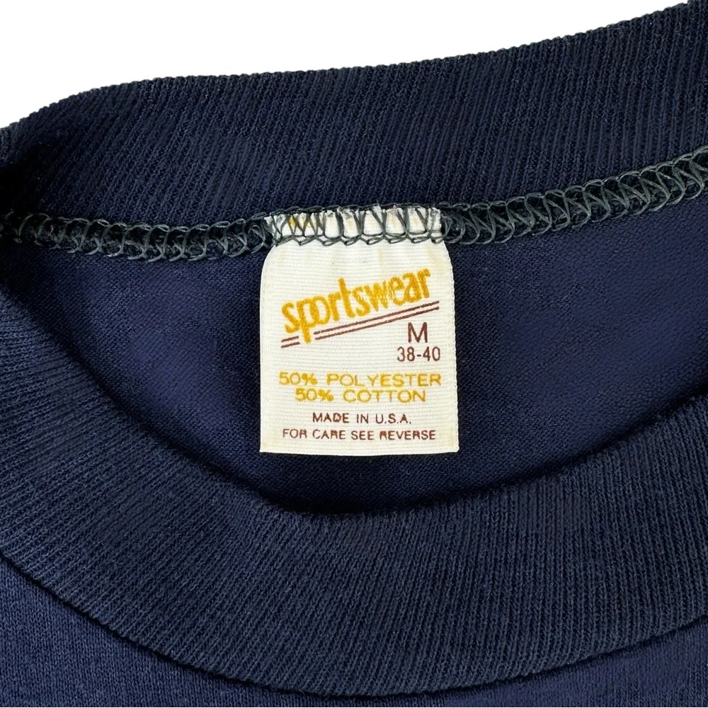 RARE Single Stitch Vintage Navy Blue Miranda Rights Collector’s T-Shirt Tee - Picture 7 of 8